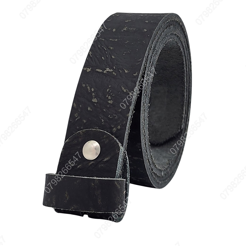 Dây thắt lưng không mặt DNKK-004 | Thắt lưng da bò thô thời trang | Bảo hành 12 tháng - Ảnh 2