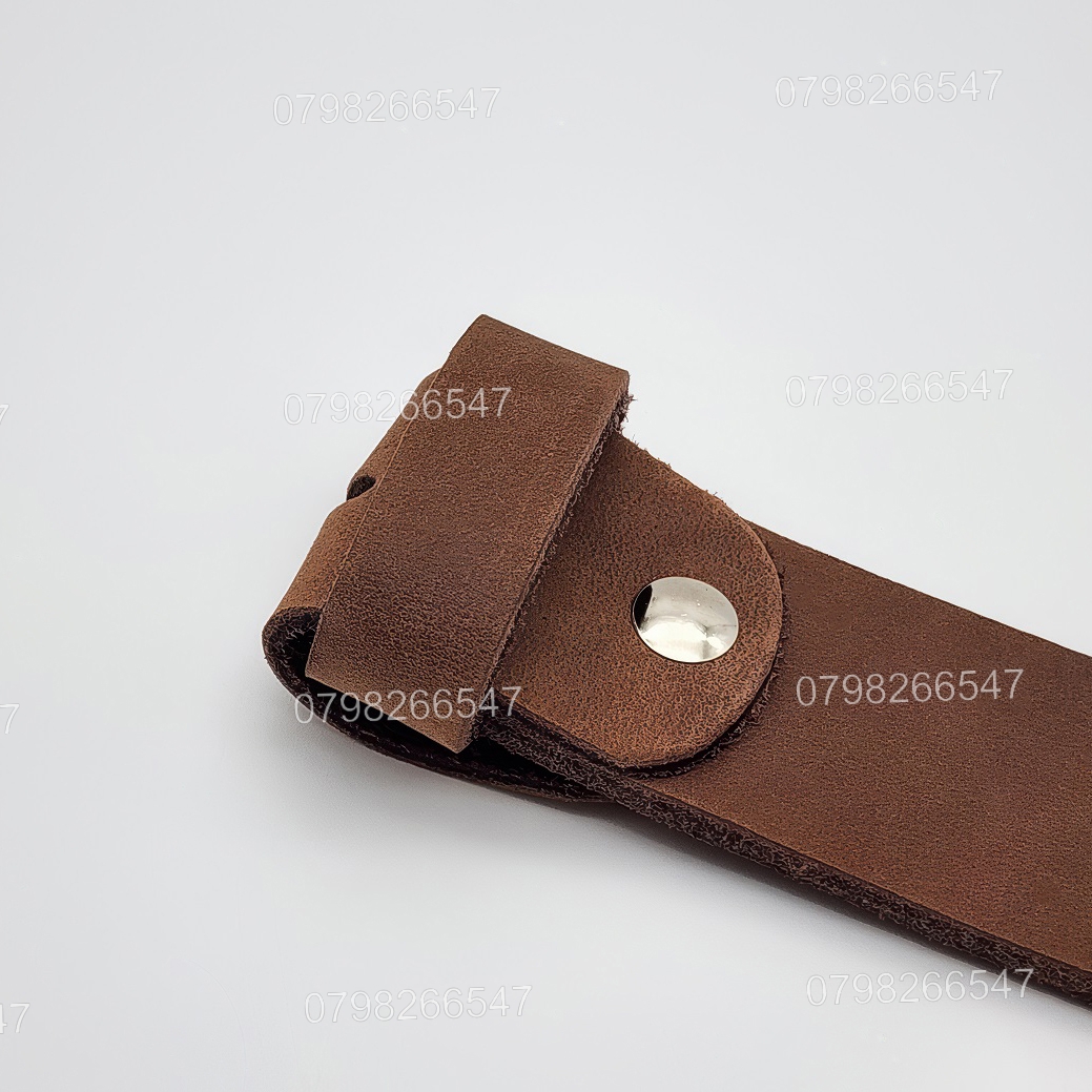 Thắt lưng nam da bò sáp DNKK-006 | Dây nịt da bò trơn thời trang | Bảo hành 12 tháng - Ảnh 16