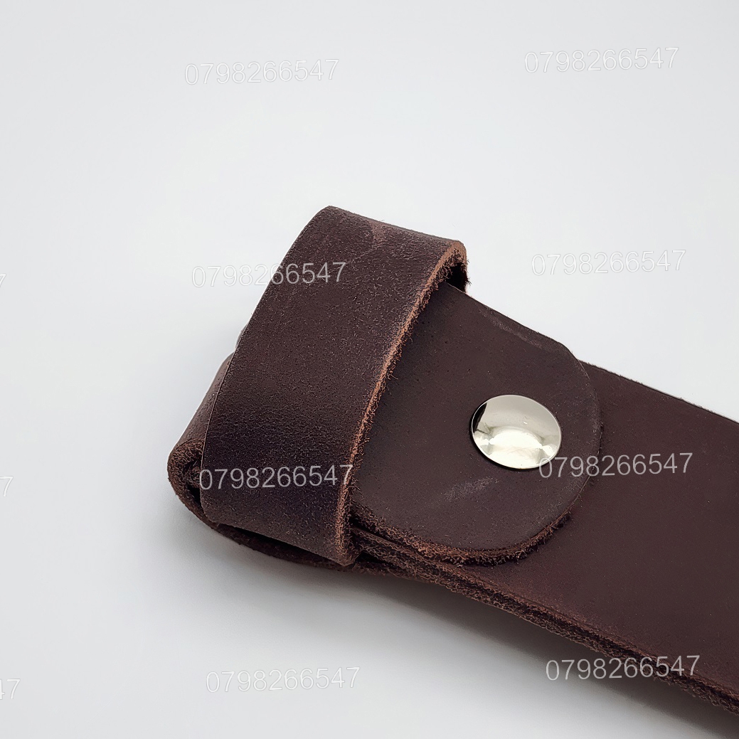 Thắt lưng nam da bò sáp DNKK-006 | Dây nịt da bò trơn thời trang | Bảo hành 12 tháng - Ảnh 17