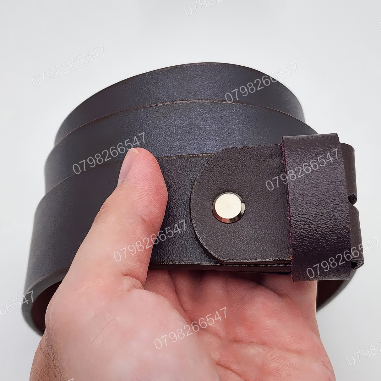 Dây lưng nam không mặt DNKK-008 | Dây nịt da PU 3 lớp bản 3.6cm | Bảo hành 12 tháng - Ảnh 5