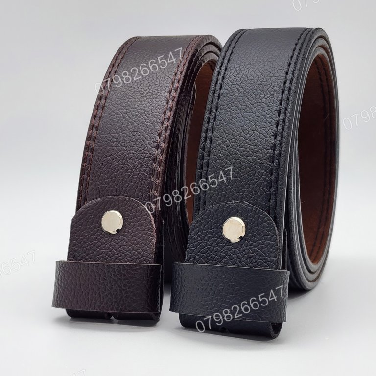 Thắt lưng nam không mặt DNKK-009 | Thắt lưng da PU may 3 lớp bản 3.6cm | Bảo hành 12 tháng