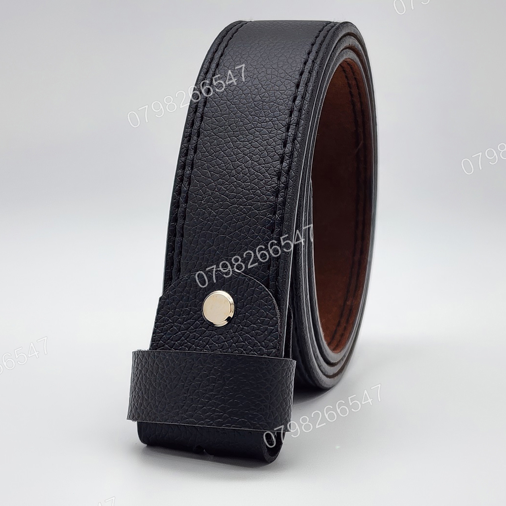 Thắt lưng nam không mặt DNKK-009 | Thắt lưng da PU may 3 lớp bản 3.6cm | Bảo hành 12 tháng - Ảnh 2