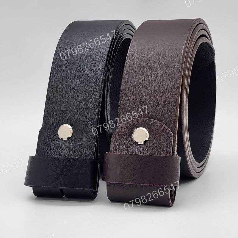 Dây nịt nam không mặt DNKK-010 | Dây lưng da PU 2 lớp bản 3.6cm | Bảo hành 12 tháng