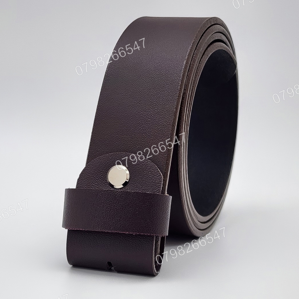 Dây nịt nam không mặt DNKK-010 | Dây lưng da PU 2 lớp bản 3.6cm | Bảo hành 12 tháng - Ảnh 2
