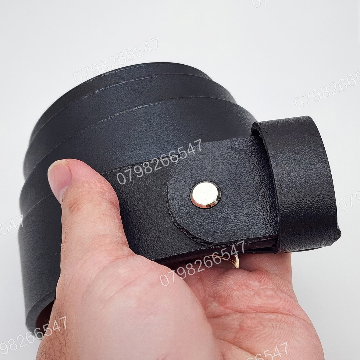 Dây nịt nam không mặt DNKK-010 | Dây lưng da PU 2 lớp bản 3.6cm | Bảo hành 12 tháng - Ảnh 4
