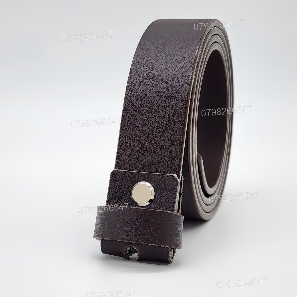 Dây nịt nam không mặt khóa DNKK-011 | Thắt lưng giả da PU bản nhỏ 2.5cm | Bảo hành 12 tháng - Ảnh 3