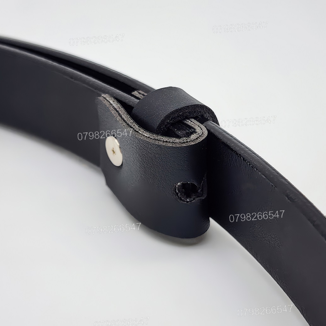 Dây nịt nam không mặt khóa DNKK-011 | Thắt lưng giả da PU bản nhỏ 2.5cm | Bảo hành 12 tháng - Ảnh 6