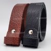 Dây lưng nam không đầu khóa DNKK-013 | Dây nịt da bò dập vân voi thời trang | Bảo hành 12 tháng