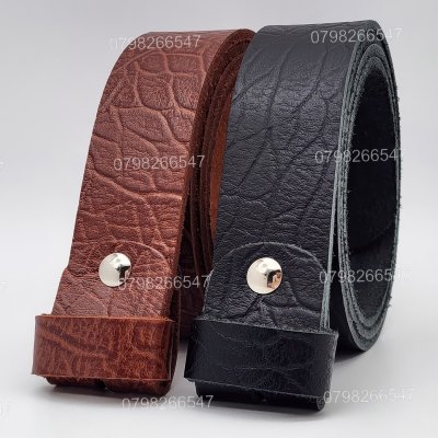 Dây lưng nam không đầu khóa DNKK-013 | Dây nịt da bò dập vân voi thời trang | Bảo hành 12 tháng