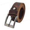 [Dài 130cm][Tặng đục lỗ] Thắt lưng da nam cao cấp DHM-041 | Thắt lưng da sáp khoá kim thời trang | Bảo hành 12 tháng