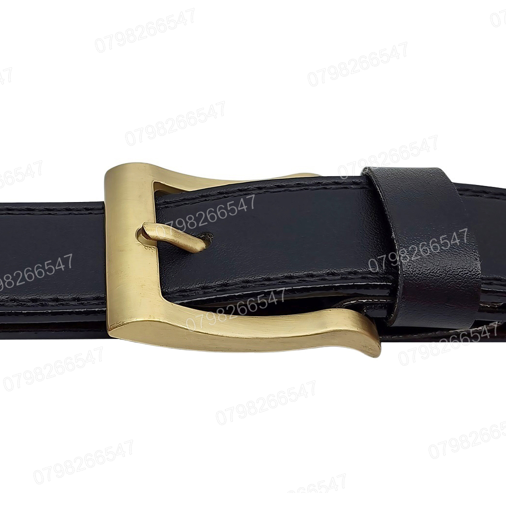 Dây lưng nam cao cấp giả da DHM-083 | Đầu khoá kim đồng kiểu vuông | Bảo hành 12 tháng - Ảnh 5
