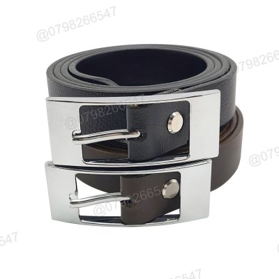 Thắt lưng học sinh DHM-261 | Khoá kim trắng thời trang bản nhỏ 2.3cm | Bảo hành 12 tháng