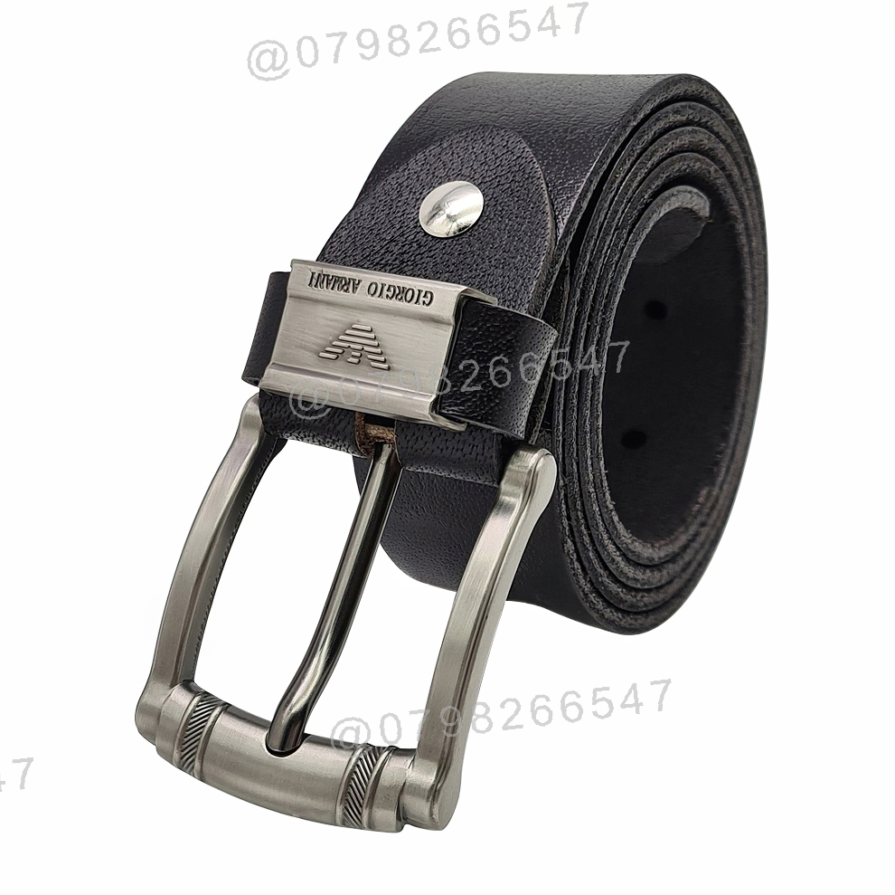 Dây nịt nam da bò thật cao cấp DHM-277 | Khoá kim kiểu tròn đen nhám thời trang | Bảo hành 12 tháng - Ảnh 6