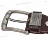 Dây nịt nam da bò thật cao cấp DHM-277 | Khoá kim kiểu tròn đen nhám thời trang | Bảo hành 12 tháng