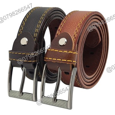 Thắt lưng nam cho học sinh DHM-323 | Đầu khoá kim đục lỗ sẵn bản nhỏ 2.8cm | Bảo hành 12 tháng