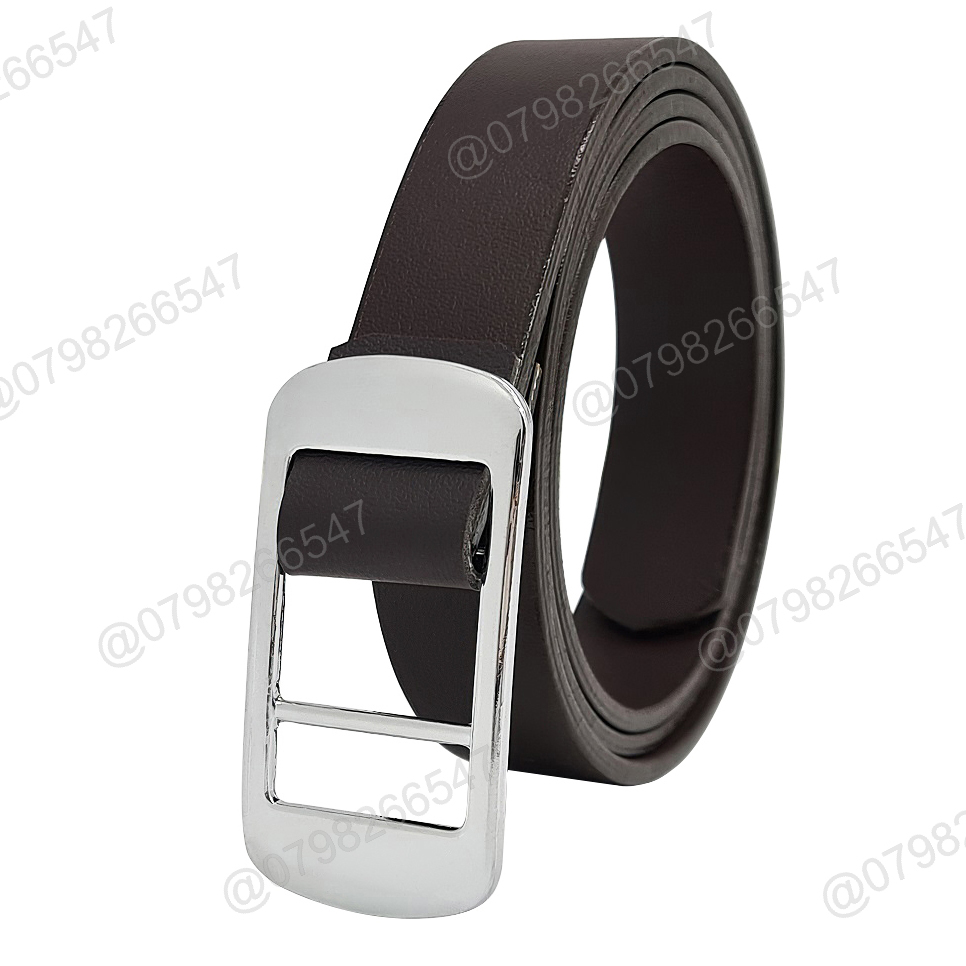 Thắt lưng trẻ em DHM-335 | Mặt khoá luồn màu trắng thời trang bản nhỏ 2.3cm | Bảo hành 12 tháng - Ảnh 3