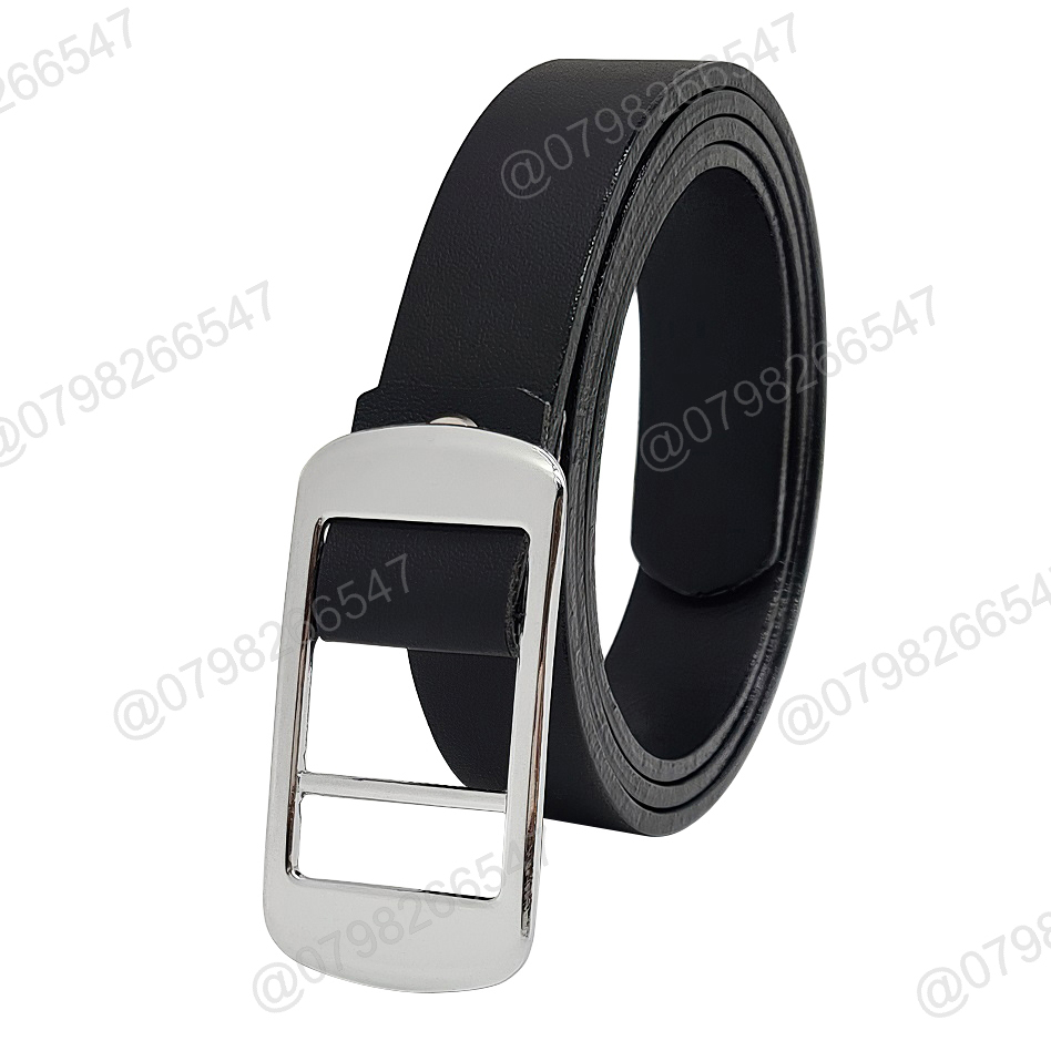 Thắt lưng trẻ em DHM-335 | Mặt khoá luồn màu trắng thời trang bản nhỏ 2.3cm | Bảo hành 12 tháng - Ảnh 4