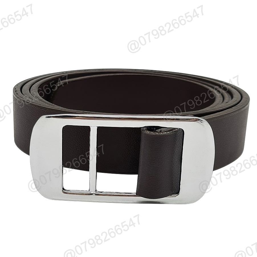 Thắt lưng trẻ em DHM-335 | Mặt khoá luồn màu trắng thời trang bản nhỏ 2.3cm | Bảo hành 12 tháng - Ảnh 5