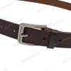 Thắt lưng học sinh da bò cho bé DHM-337 | Đầu khoá kim bản nhỏ 2.3cm | Bảo hành 12 tháng