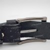 Dây nịt nam da bò thô DHM-443 | Đầu khoá kim loại chì gập khúc nguyên khối | Giao logo ngẫu nhiên | Bảo hành 12 tháng