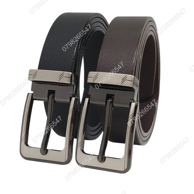 [105cm][Tặng đục] Thắt lưng trẻ em bản 2.8cm DHM-468 | Mặt khoá kim kẹp bo cạnh thanh lịch | Bảo hành 12 tháng