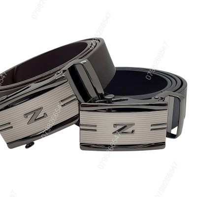 Thắt lưng nam cho học sinh bản 2.8cm DHM-482 | Mặt khoá lăn thủng màu xám | Giao mặt ngẫu nhiên | Bảo hành 12 tháng