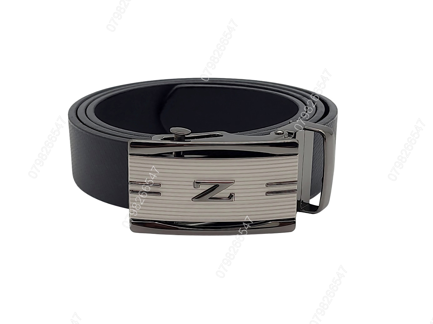 Thắt lưng nam cho học sinh bản 2.8cm DHM-482 | Mặt khoá lăn thủng màu xám | Giao mặt ngẫu nhiên | Bảo hành 12 tháng - Ảnh 2