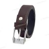 [90cm] Thắt lưng cho bé trai DHM-497 | Đầu khoá kim trắng bản nhỏ 2.5cm thời trang | Bảo hành 12 tháng