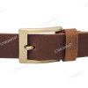 [130cm][Tặng đục] Dây nịt nam da bò sáp DHM-509 | Khoá kim kiểu vuông mạ đồng nam tính | Bảo hành 12 tháng