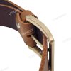 [130cm][Tặng đục] Dây nịt nam da bò sáp DHM-509 | Khoá kim kiểu vuông mạ đồng nam tính | Bảo hành 12 tháng
