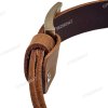 [130cm][Tặng đục] Dây nịt nam da bò sáp DHM-509 | Khoá kim kiểu vuông mạ đồng nam tính | Bảo hành 12 tháng