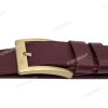 [130cm] Thắt lưng da thật nam nguyên tấm DHM-513 | Mặt khoá kim mạ đồng vàng bản vuông | Bảo hành 12 tháng