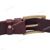 [130cm] Thắt lưng da thật nam nguyên tấm DHM-513 | Mặt khoá kim mạ đồng vàng bản vuông | Bảo hành 12 tháng