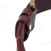 [130cm] Thắt lưng da thật nam nguyên tấm DHM-513 | Mặt khoá kim mạ đồng vàng bản vuông | Bảo hành 12 tháng