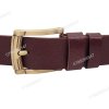 [130cm] Dây lưng da thật nguyên tấm DHM-515 | Đầu khoá kim mạ đồng kiểu tròn thời trang | Bảo hành 12 tháng