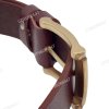 [130cm] Dây lưng da thật nguyên tấm DHM-515 | Đầu khoá kim mạ đồng kiểu tròn thời trang | Bảo hành 12 tháng