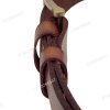 [120cm][Tặng đục] Dây nịt nam da bò chấy biên DHM-516 | Khoá kim mạ đồng kiểu bo tròn thời trang | Bảo hành 12 tháng