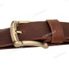 [130cm][Tặng đục] Dây nịt bò sáp DHM-518 | Mặt khoá kim mạ đồng kiểu bo tròn thời trang | Bảo hành 12 tháng