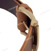 [130cm][Tặng đục] Dây nịt bò sáp DHM-518 | Mặt khoá kim mạ đồng kiểu bo tròn thời trang | Bảo hành 12 tháng