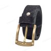 [130cm][Tặng đục] Thắt lưng da bò thô DHM-519 | Kiểu khoá kim mạ đồng thời trang | Bảo hành 12 tháng