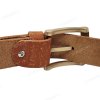 [130cm][Tặng đục] Thắt lưng da bò thô DHM-519 | Kiểu khoá kim mạ đồng thời trang | Bảo hành 12 tháng