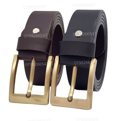 [140cm] Thắt lưng nam giả da cao cấp DHM-522 | Mặt khoá kim bản vuông to nam tính | Bảo hành 12 tháng