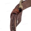 [130cm][Tặng đục] Dây lưng da bò dập vân cá sấu DHM-523 | Đầu khoá kim mạ đồng nam tính | Bảo hành 12 tháng