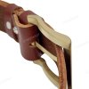 [130cm][Tặng đục] Dây nịt nam da bò nguyên tấm DHM-531 | Khoá kim vuông mạ đồng nam tính | Bảo hành 12 tháng