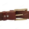 [130cm][Tặng đục] Dây nịt nam da bò nguyên tấm DHM-531 | Khoá kim vuông mạ đồng nam tính | Bảo hành 12 tháng