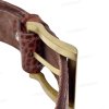 [130cm][Tặng đục] Thắt lưng da bò nam dập vân cá sấu DHM-532 | Khoá kim vuông mạ đồng thời trang | Bảo hành 12 tháng