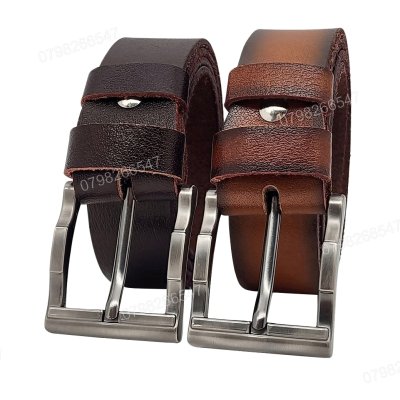 [120cm][Tặng đục] Dây lưng da bò chấy biên DHM-538 | Đầu khoá kim 3 khúc thời trang | Bảo hành 12 tháng