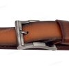 [120cm][Tặng đục] Dây lưng da bò chấy biên DHM-538 | Đầu khoá kim 3 khúc thời trang | Bảo hành 12 tháng
