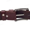 [130cm][Tặng đục] Dây nịt da bò nguyên tâm DHM-540 | Khoá kim vuông laze sang trọng | Bảo hành 12 tháng