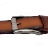 [120cm][Tặng đục] Thắt lưng da bò nam chấy biên DHM-550 | Đầu khoá hợp kim laze không gỉ | Bảo hành 12 tháng